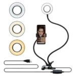 LED Ring Light With Phone Holder