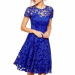 Flower-design Lace Women's Dress