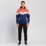 Tri-color Men's Pullover Hoodie